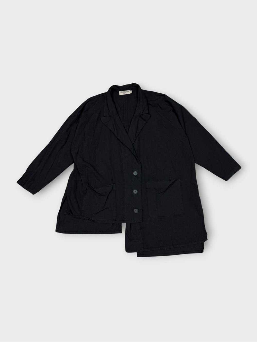 Ivan Grundahl Copenhagen Black Wool Oversized Blazer